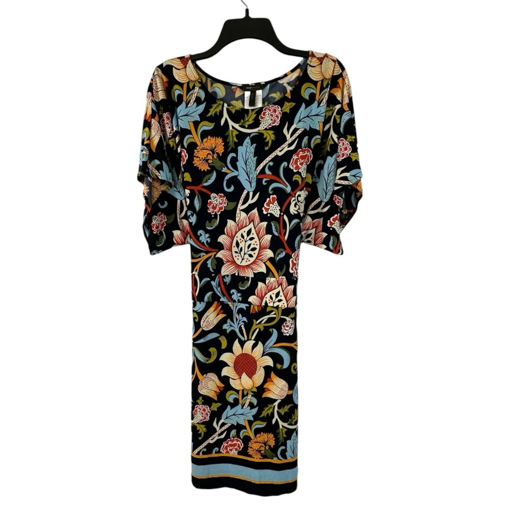 BCBG kimono sleeve tie waist dress, Size L